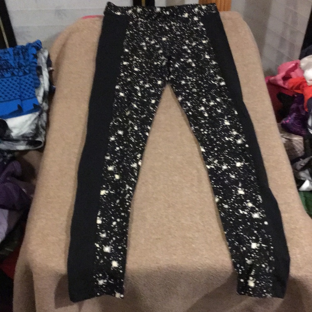 Victorias Secret Pink black/white leggings size S